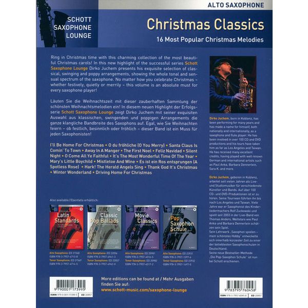 Schott Christmas Classics A-Sax