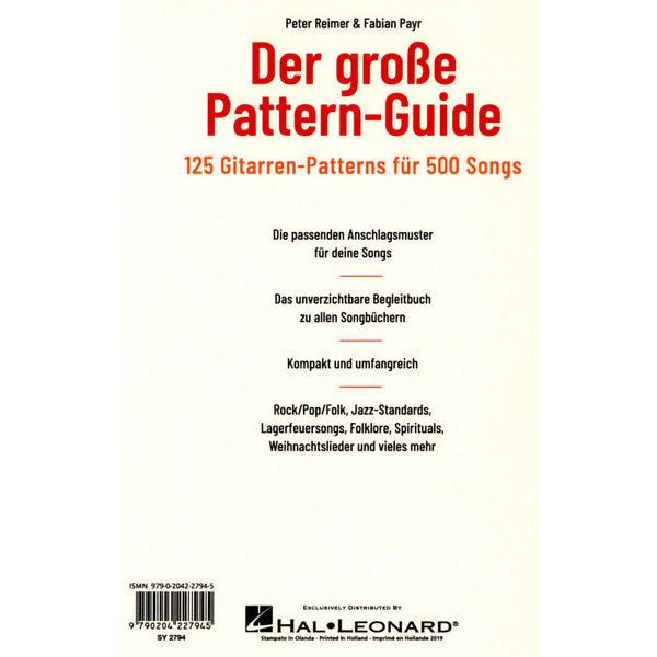 Ricordi Der groe Pattern-Guide