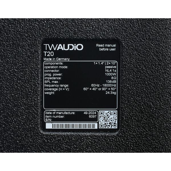 TW AUDiO T20-60