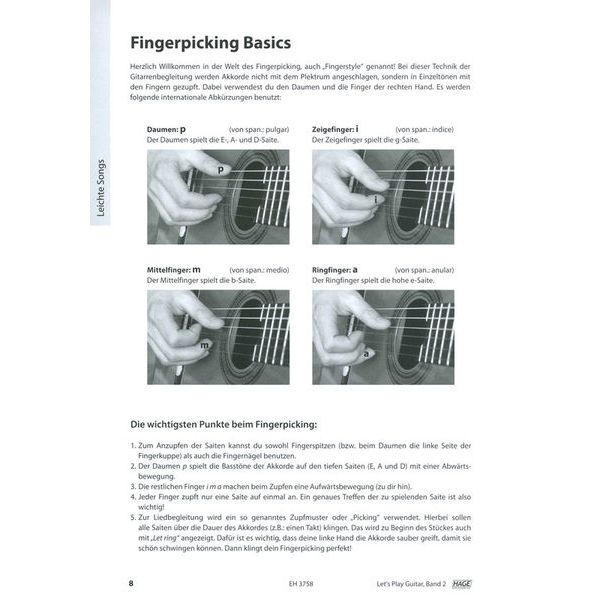 Hage Musikverlag Let's Play Guitar 2