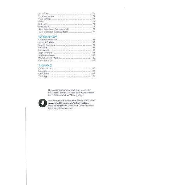 Schott Gitarre Spielen Hobby 2