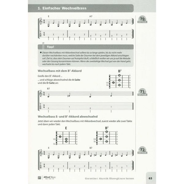 Alfred Music Publishing Garantiert Akustik-Bluesgit.