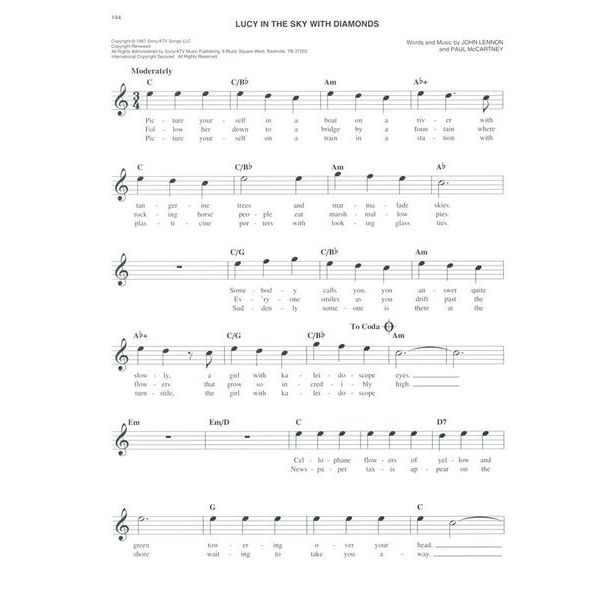 Hal Leonard The Easy Seventies Fake Book