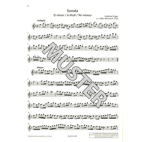 Schott Recorder Library