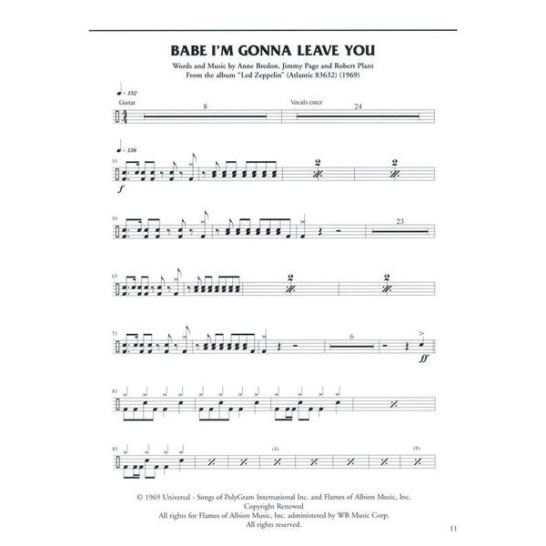 Alfred Music Publishing Drum Techniques Led Zeppelin