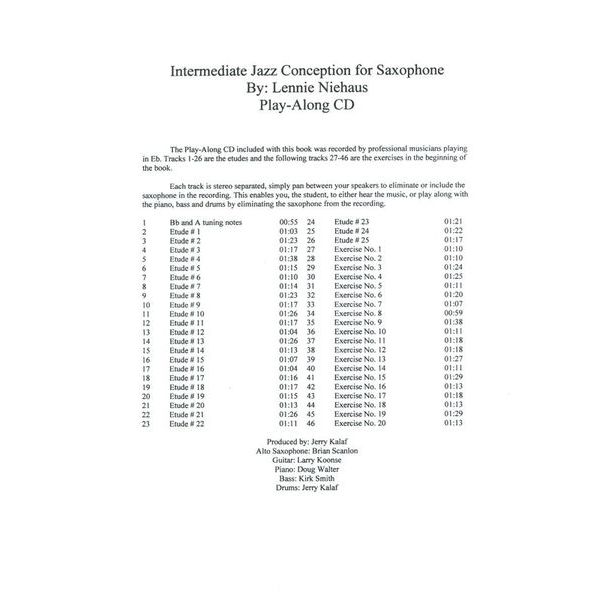 Try Publishing Company Intermediate Jazz Conception