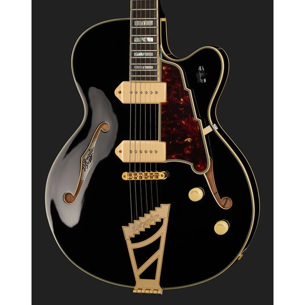 DAngelico Excel 59 Solid Black