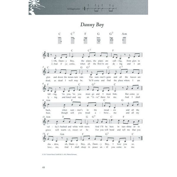 Schott Folk und Volk Gesang/Ukulele