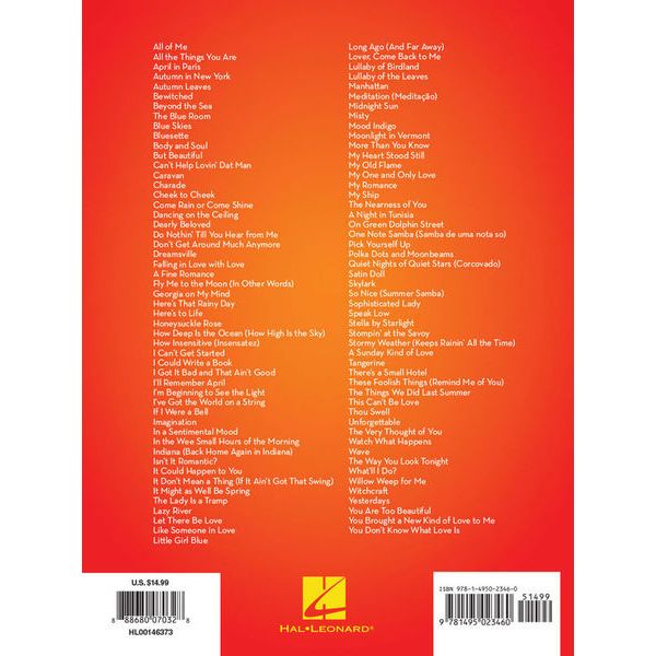 Hal Leonard 101 Jazz Songs for Cello