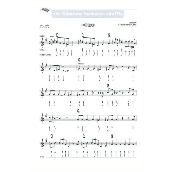 Voggenreiter  Blues Harp Songbook