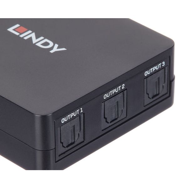 Lindy 3 Port TosLink Splitter