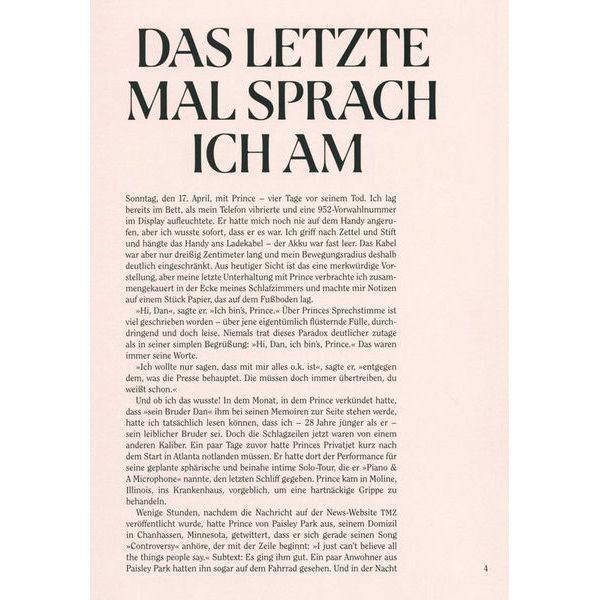 Heyne Verlag Prince The Beautiful Ones