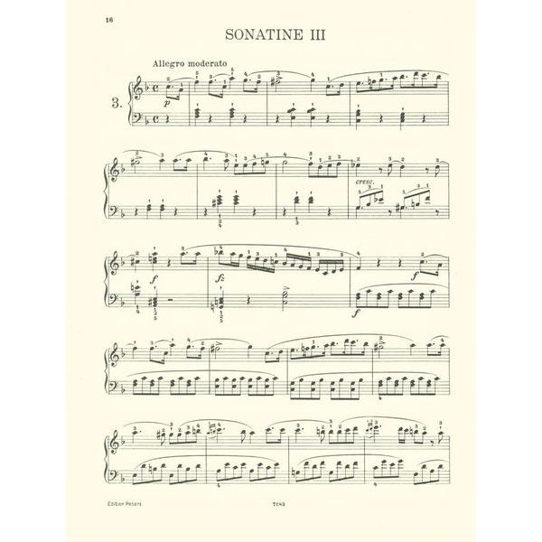 Edition Peters Diabelli Sonatinen