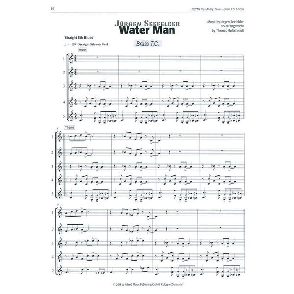 Alfred Music Publishing Flex-Ability Blues Brass T.C.