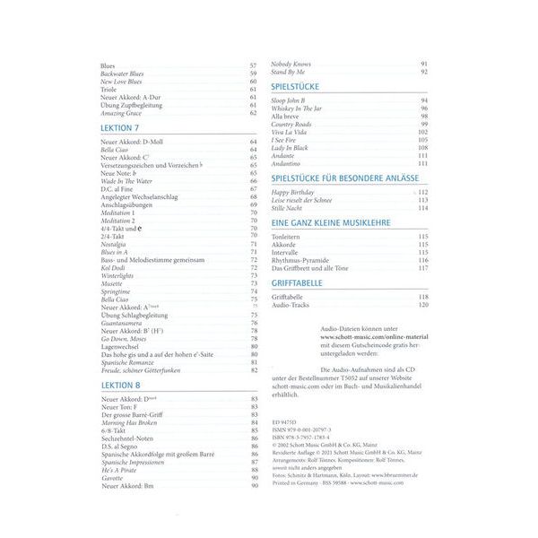 Schott Gitarre Spielen Hobby 1