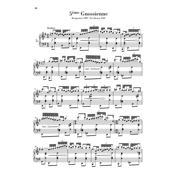 Henle Verlag Satie Gnossiennes