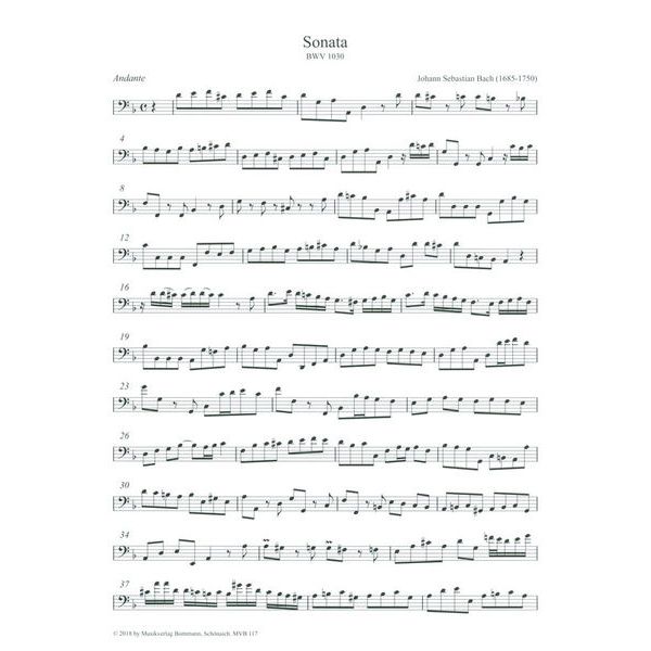 Johannes Bornmann Bach Sonate h-moll BWV 1030