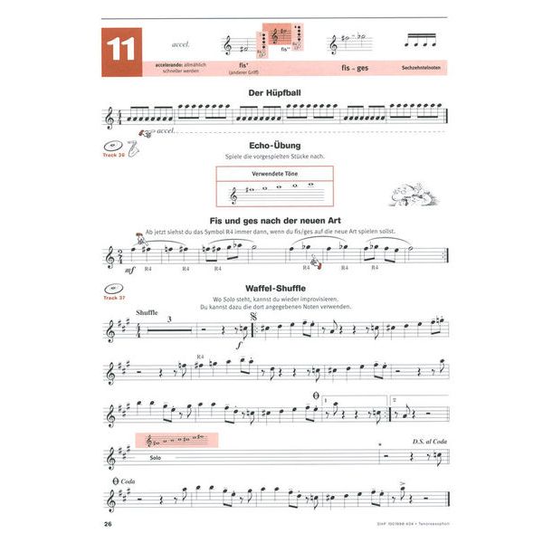 De Haske Hören Lesen Schule 2 Tenor Sax