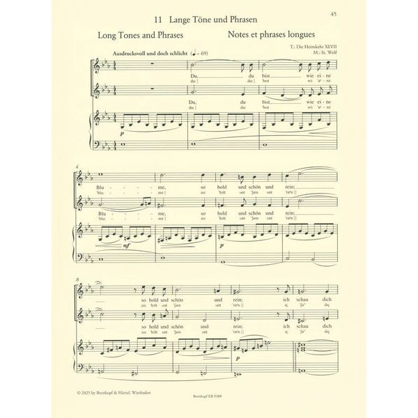 Breitkopf & Hrtel Wege zum Duettgesang