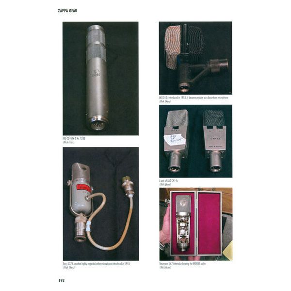 Backbeat Books Zappa's Gear