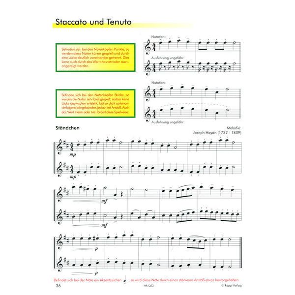 Horst Rapp Verlag Querflöte Lernen mit Spa 2