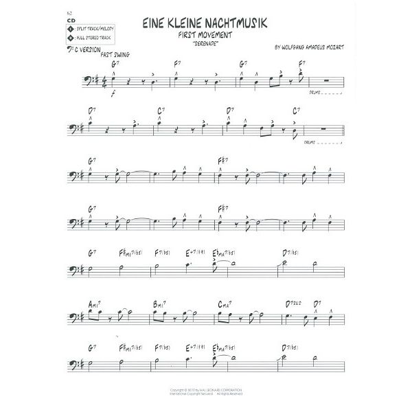 Hal Leonard Jazz Play-Along Mozart