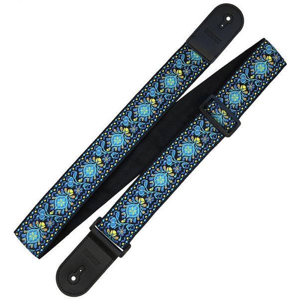 Richter Guitar Strap Ret. Jacqu. Blue