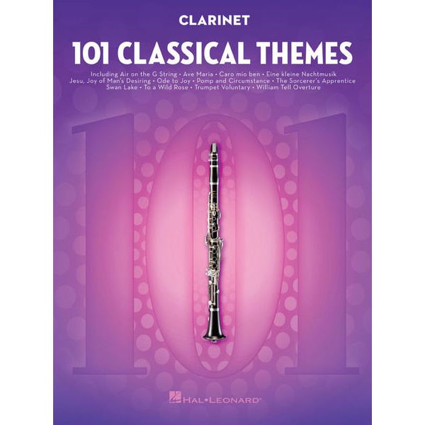 Hal Leonard 101 Classical Themes Clarinet
