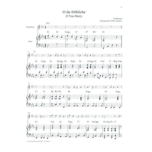 Schott Christmas Classics A-Sax