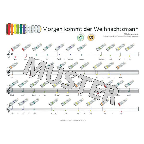 LeuWa-Verlag 24 Weihnachtslieder Sonor BWG
