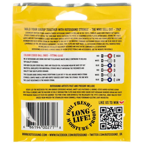 Rotosound Tru Bronze TB11