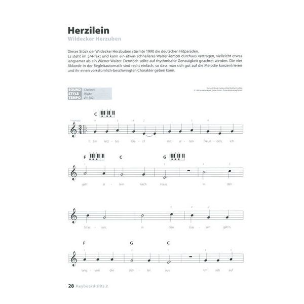 Voggenreiter Keyboard-Hits 2