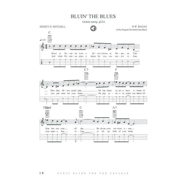 Hal Leonard Early Blues Ukulele
