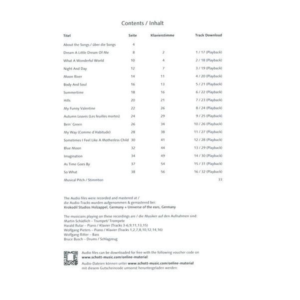 Schott Jazz Ballads Trumpet