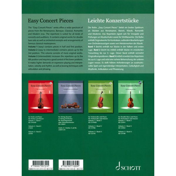 Schott Easy Concert Double Bass 3