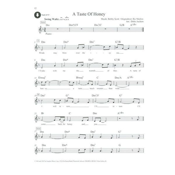 Schott Jazz Standards Alto Sax
