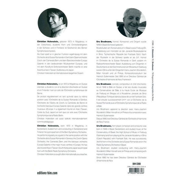 Editions Bim 76 progressive Klangetüden