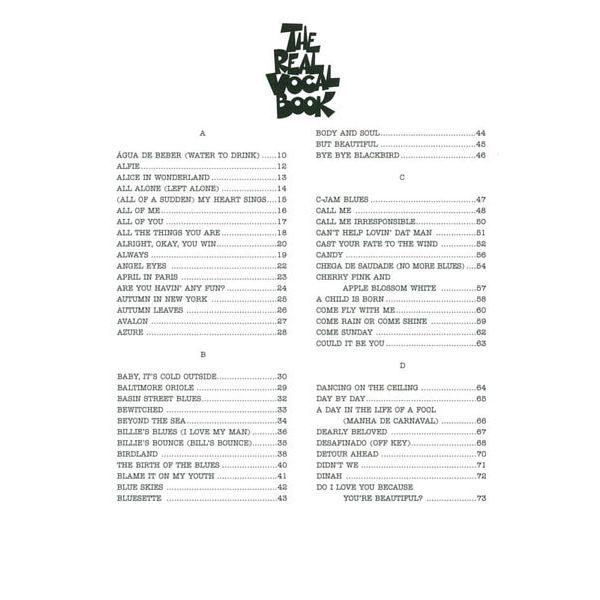 Hal Leonard Real Vocal Book 1 High Voice