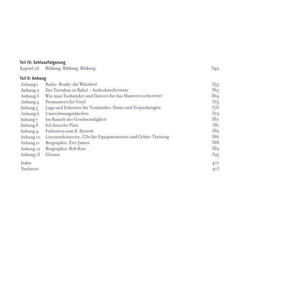 GC Carstensen Verlag Mastering Audio