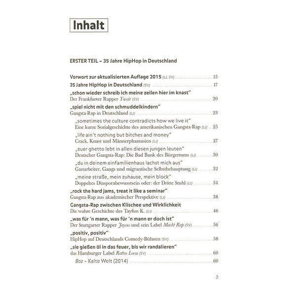 Hannibal Verlag 35 Jahre Hiphop in Deutschland