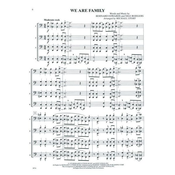 Alfred Music Publishing Pop Quartets For All Trombone