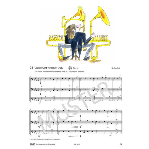 Hage Musikverlag Posaunen Fuchs Spielbuch