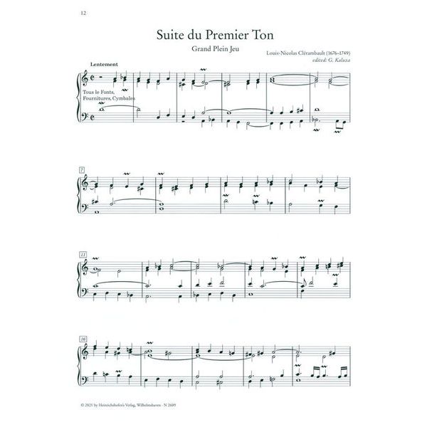 Heinrichshofen Verlag Altfranzösische Orgelmusik