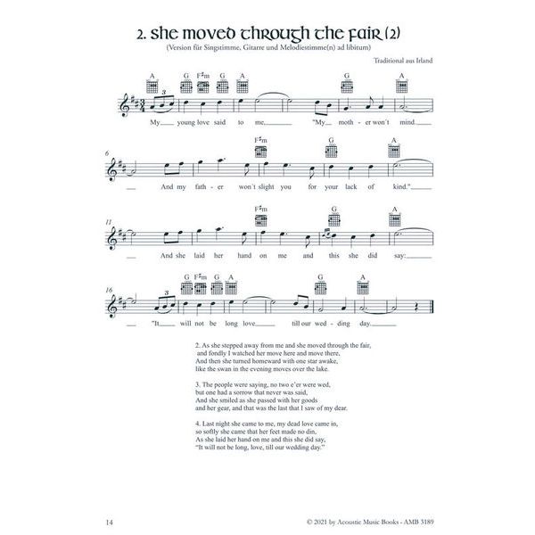 Acoustic Music Books More Celtic Ballads