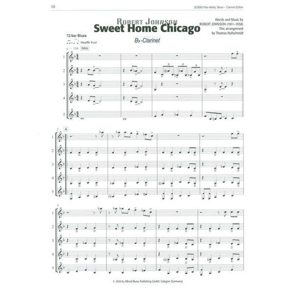 Alfred Music Publishing Flex-Ability Blues Clarinet