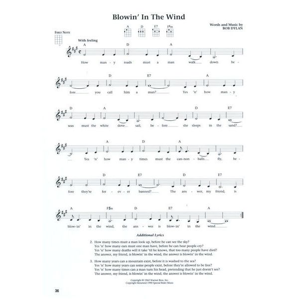 Hal Leonard The Daily Ukulele 365 Songs