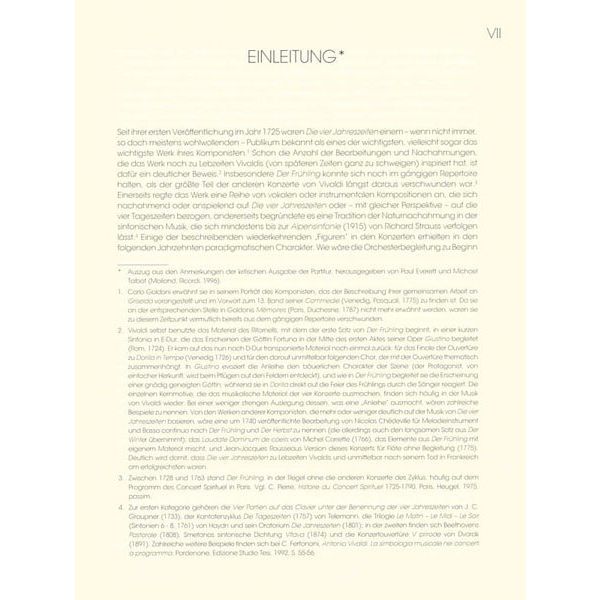 Ricordi Vivaldi Vier Jahreszeiten Pian