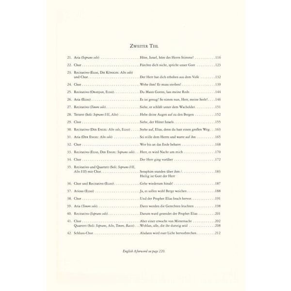 Edition Peters Mendelssohn Elias op.70