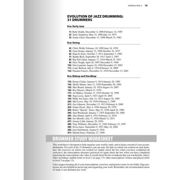 Hudson Music The Evolution Of Jazz Drumming