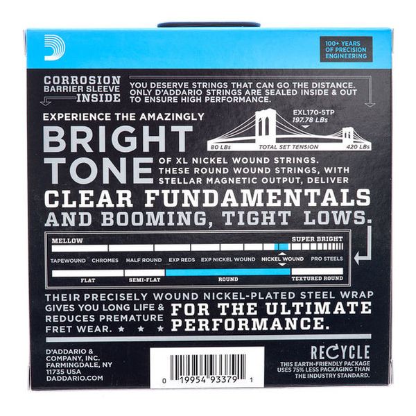 Daddario EXL170-5TP